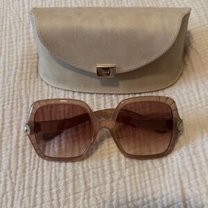 Chloe Scalloped Square Vera Sunglasses CE746S 290